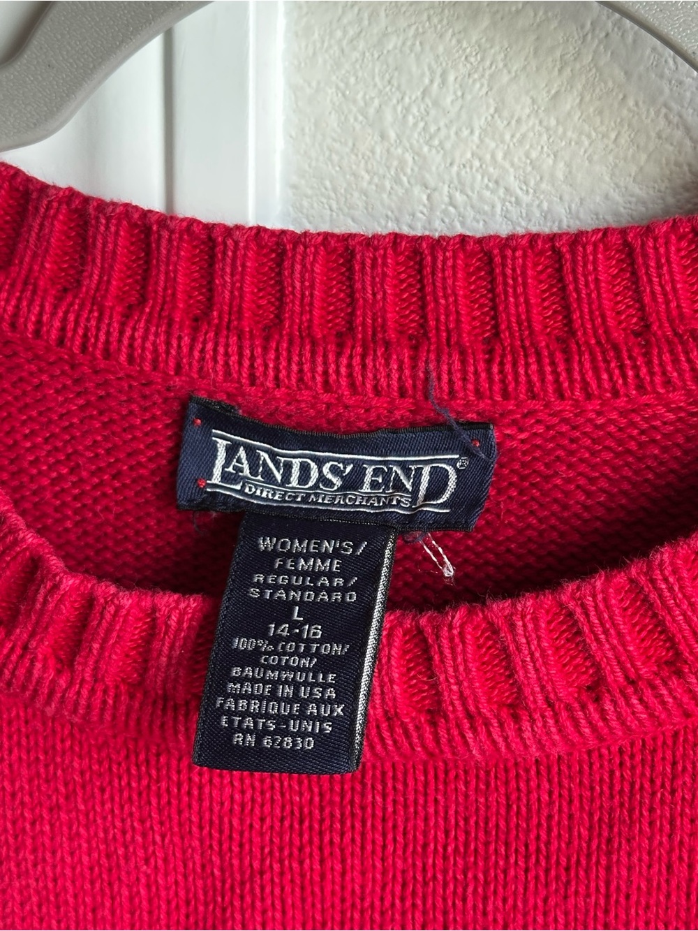 Vintage Land’s End Raglan Sweater - Picture 5 of 5